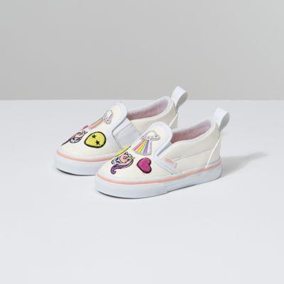 Vans Toddler Unicorn Alien Slip-on V (glitter/true White)