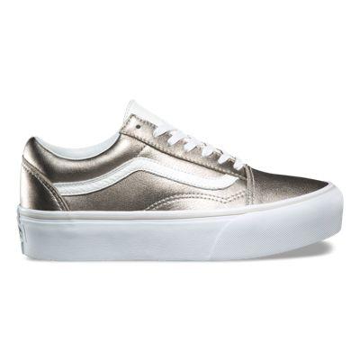 Vans Old Skool Platform (gray Gold/true White)