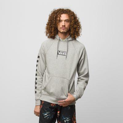 Vans Versa Standard Hoodie (cement Heather/checkerboard)