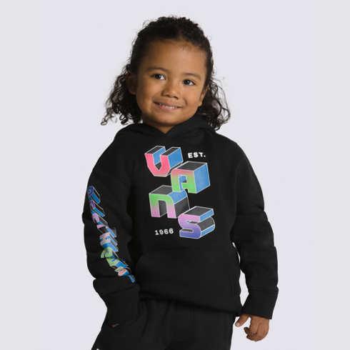 Vans Little Kids Digital Flash Pullover Hoodie (black)