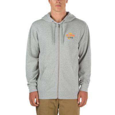 Vans 2017 Vuso Poster Zip Hoodie (cement Heather)