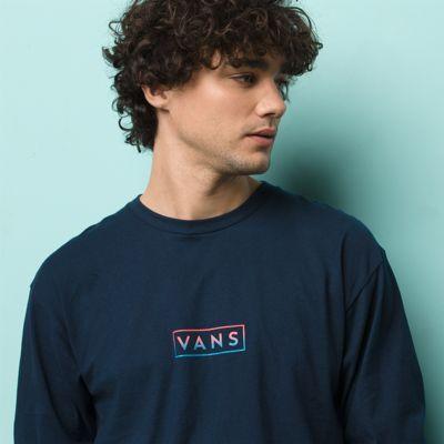 Vans Easy Box Long Sleeve T-shirt (navy/gradient)