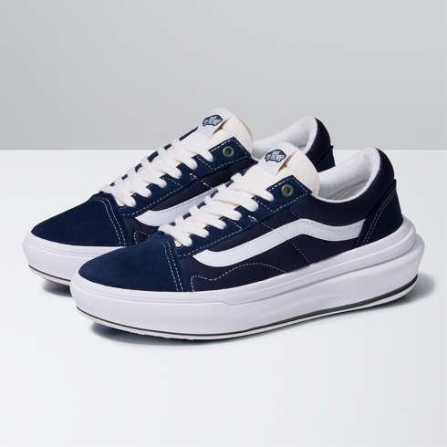 Vans Pop Color Old Skool Overt Cc Shoe (dress Blues)