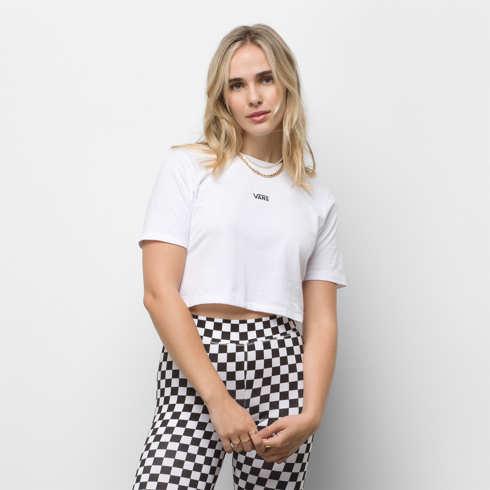 Vans Flying V Crop Crew Sport Tee (white)