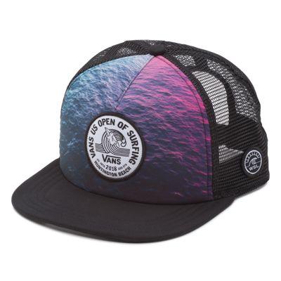 Vans 2018 Vuso Lock Up Beach Girl Trucker Hat (black)