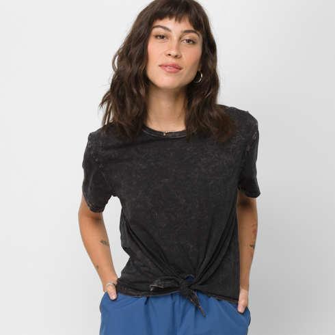 Vans Junior V Wash Knot Tee (black)