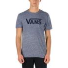 Vans Classic Snow T-shirt (navy Heather-dress Blues)
