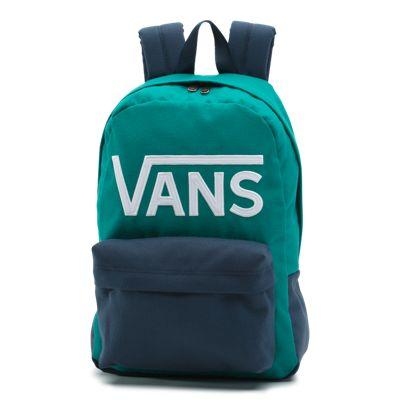Vans Boys New Skool Backpack (quetzal/dress Blues)