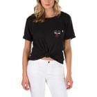 Vans Kendra Dandy Sassy Face Pocket T-shirt (black)
