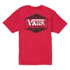 Vans Boys Vans Complete Lockup T-shirt (cardinal)