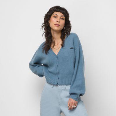 Vans Matching Relaxed Cardigan Sweater (copen Blue)
