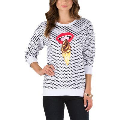 Vans Kendra Dandy I Scream Crew Sweatshirt (i Scream)