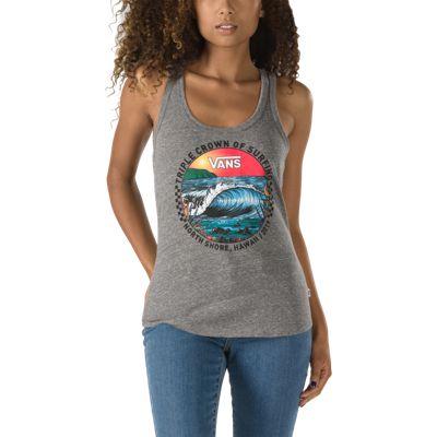 Vans Triple Crown Wave Break Tour Tank (grey Heather)