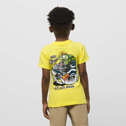 Vans Little Kids Vans X Mooneyes T-shirt (vibrant Yellow)