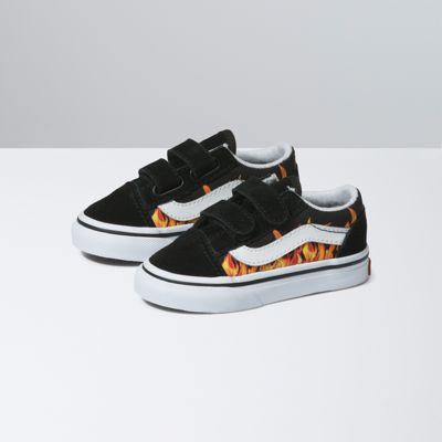 Vans Toddler Digi Flame Old Skool V (black)