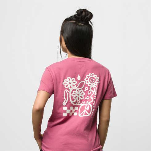 Vans Audience Bff Tee (rose Wine)