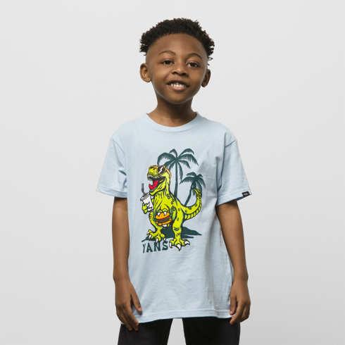Vans Little Kids Cabzon Rex T-shirt (cashmere Blue)