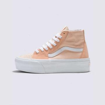 Vans Color Block Sk8-hi Tapered Stackform Shoe (peach)