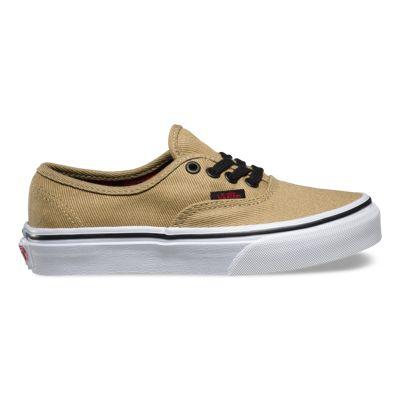 Vans Kids Twill Gingham Authentic (cornstalk/black)