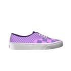 Vans Customs Checkerboard Authentic Shoes Purple