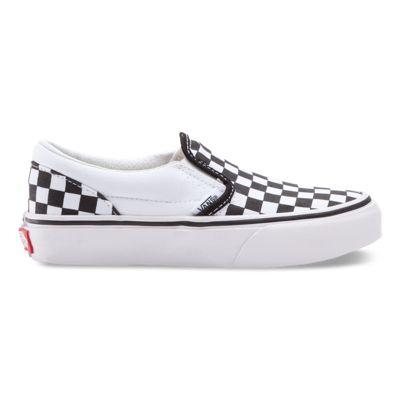 Vans Kids Checkerboard Slip-on (black/ True White)