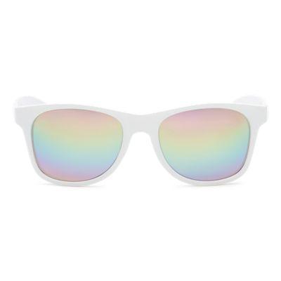 Vans Spicoli Sunglasses (white-rainbow Mirror)