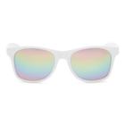 Vans Spicoli Sunglasses (white-rainbow Mirror)