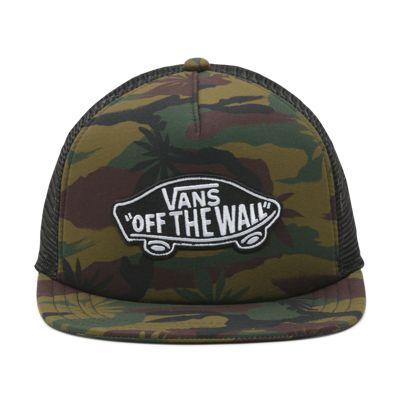 Vans Classic Patch Plus Trucker Hat (peace Leaf Camo)