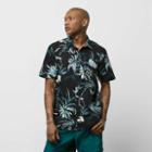 Vans Back Bay Buttondown Shirt (black/deep Teal)