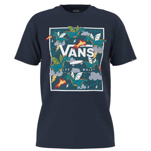 Vans Kids Quest Box T-shirt (dress Blues)