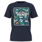 Vans Kids Quest Box T-shirt (dress Blues)