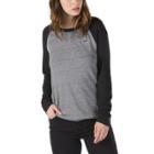 Vans Skate Patch Long Sleeve Raglan (grey Heather Black)