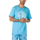 Vans 2018 Vuso Lock Up Short Sleeve T-shirt (norse Blue)