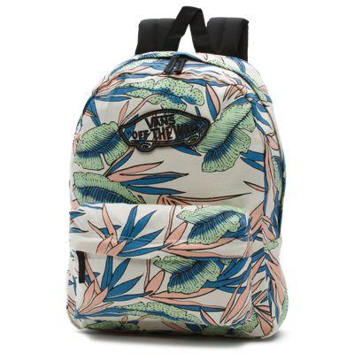 Vans Realm Backpack (white Sand Tropical)