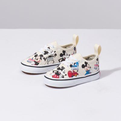 Vans Disney X Vans Toddler Authentic Elastic Lace (mickey Mouse's 90th/true White)