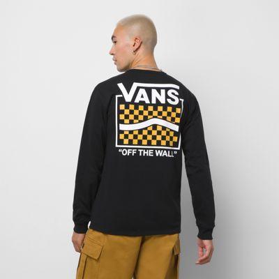 Vans Off The Wall Sidestripe Box Long Sleeve Tee (black)
