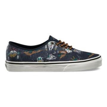 Vans Mens Shoes Skate Shoes Mens Shoes Mens Sandals Desert Tribe Authentic (blue Graphite)