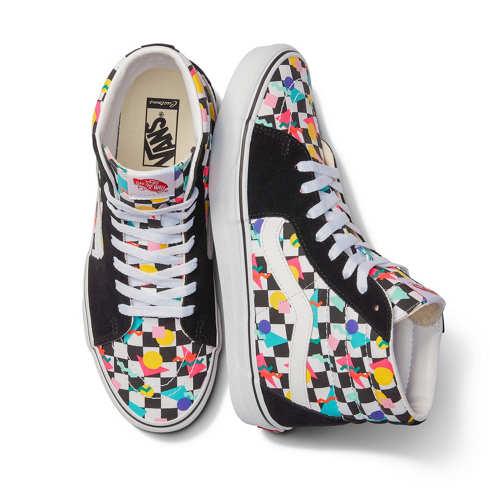 Vans Customs Geometric Checkerboard Sk8-hi (customs)