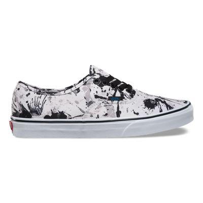 Vans Paint Splatter Authentic (black/true White)