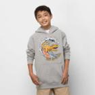 Vans Kids Off The Wall Surf Dino Pullover Hoodie (cement Heather)
