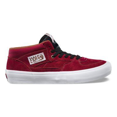 Vans Mens Shoes Skate Shoes Mens Shoes Half Cab Pro (tibetian Red/white)