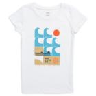 Vans Girls 2018 Vuso Poster Basic Short Sleeve T-shirt (white)