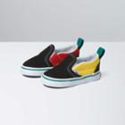 Vans Toddler Slip-on V (color Block Black/multi)
