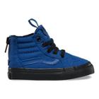 Vans Toddler Black Outsole Sk8-hi Zip (true Blue/black)