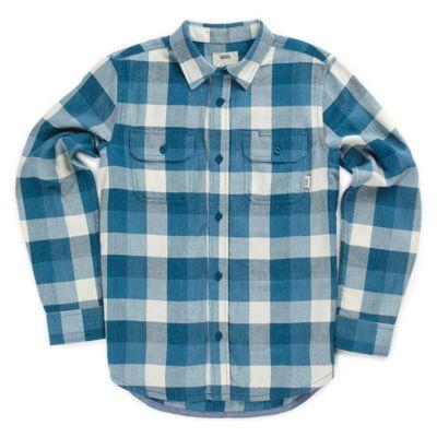 Vans Boys Alameda Buttondown Shirt (poseidon/blue Ashes)