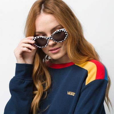 Vans Grunge Girl Sunglasses (black/white Checkerboard)