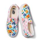 Vans Customs Kids Painted Floral Slip-on (customs)
