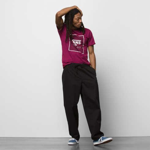 Vans Range Baggy Tapered Elastic Waist Pant (black)