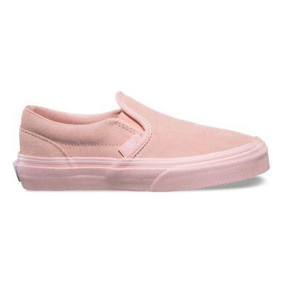 Vans Kids Suede Slip-on (mono/english Rose)