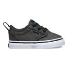 Vans Toddlers Textile Atwood Slip-on (black/hawaiian Ocean)